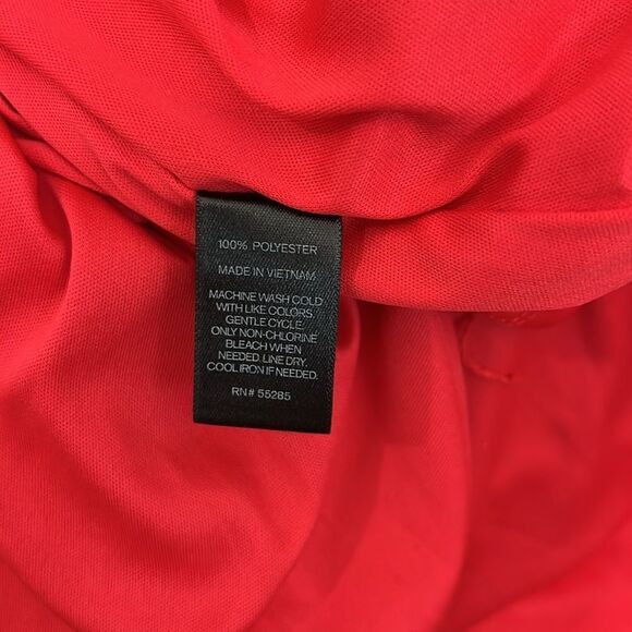 Express Dress Sz 4 Red Halter Fit & Flair Sleeveless Mini Summer Cocktail Party - Picture 11 of 15